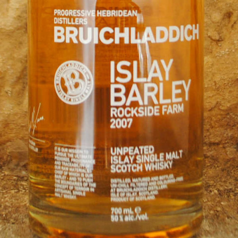 Bruichladdich Islay Barley étiquette