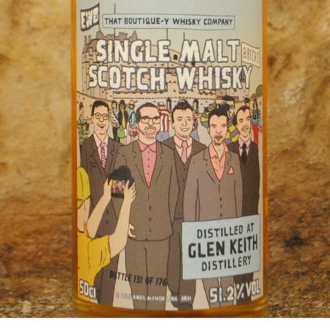 Glen Keith Whisky Boutique Company étiquette