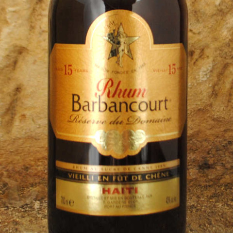 Rhum Barbancourt Haiti étiquette