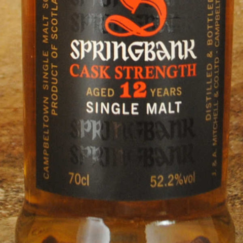 Springbank Cask Strenght 12 ans
