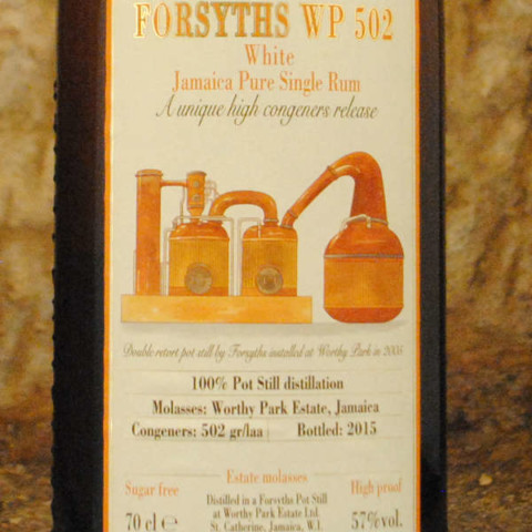 Habitation Velier - Forsyths White Rum Pot Stil 502 rhum | Jamaique