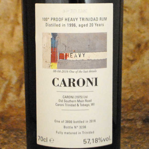 Caroni 20 ans 1996 100 Proof 57,2%