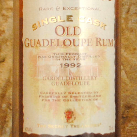 Old Guadeloupe Rhum 1992 bouteille