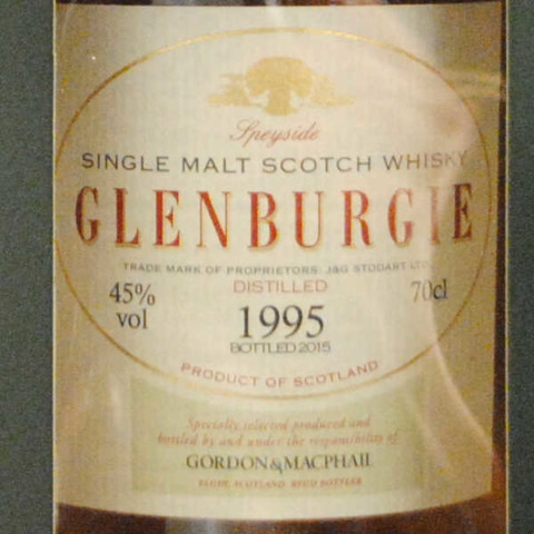 Gordon and Macphail Glenburgie 1995 bouteille