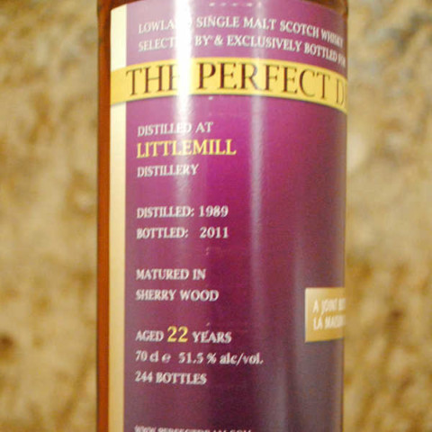 The Perfect Dram Littlemill 22 ans