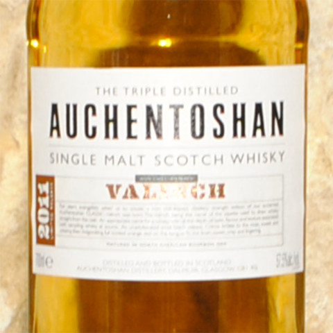 Whisky Auchentoshan etiquette