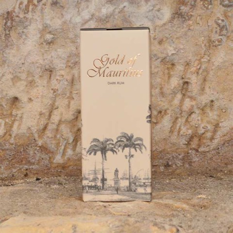 gold of mauritus dark rum boite