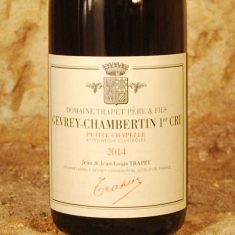 Gevrey Chambertin 1er Cru - La Petite Chapelle 2014 - Domaine Trapet étiquette