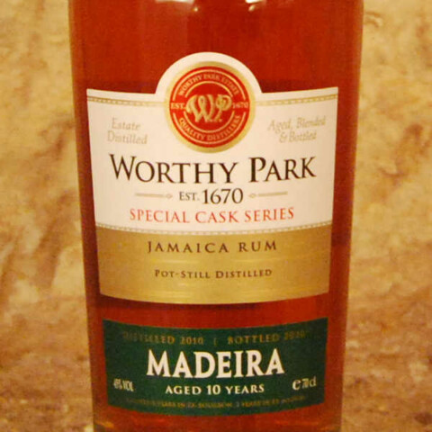 WORTHY PARK 2010 Madeira Finish Special Cask Series 45%
