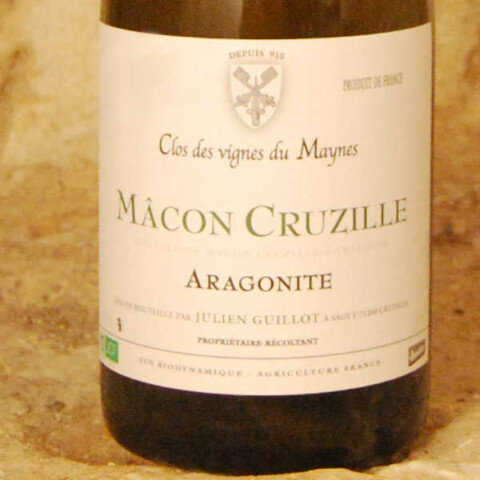 Macon cruzille Aragonite Julien Guillot Vignes du Maynes