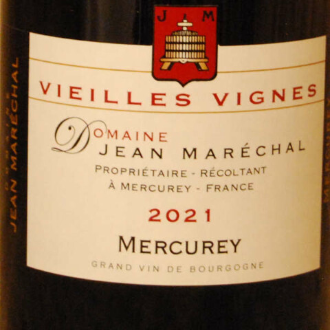 Mercurey Vieilles Vigne Jean Maréchal